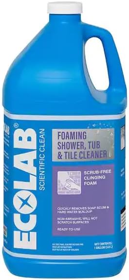 Ecolab 1 Gal. Foaming Shower, Tub and Tile Cleaner