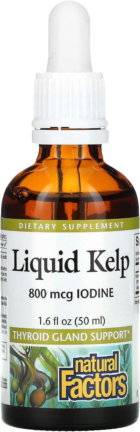 Natural Factors Liquid Kelp, 50ml, 1.6 Fluid Ounce