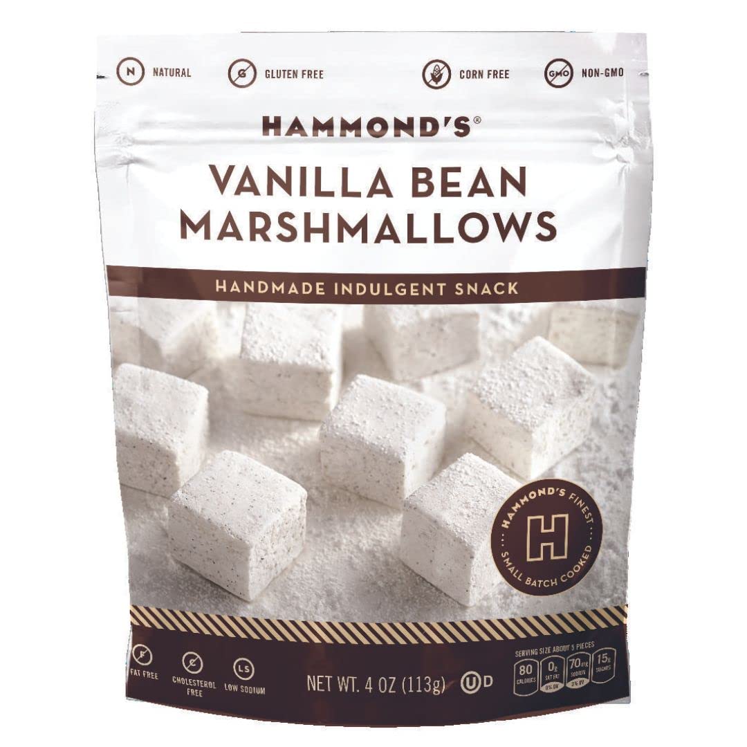 HAMMONDS CANDIES Vanilla Bean Marshmallows, 4 OZ