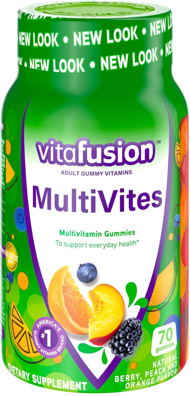 Vitafusion MultiVites Gummy Vitamins, 70 count