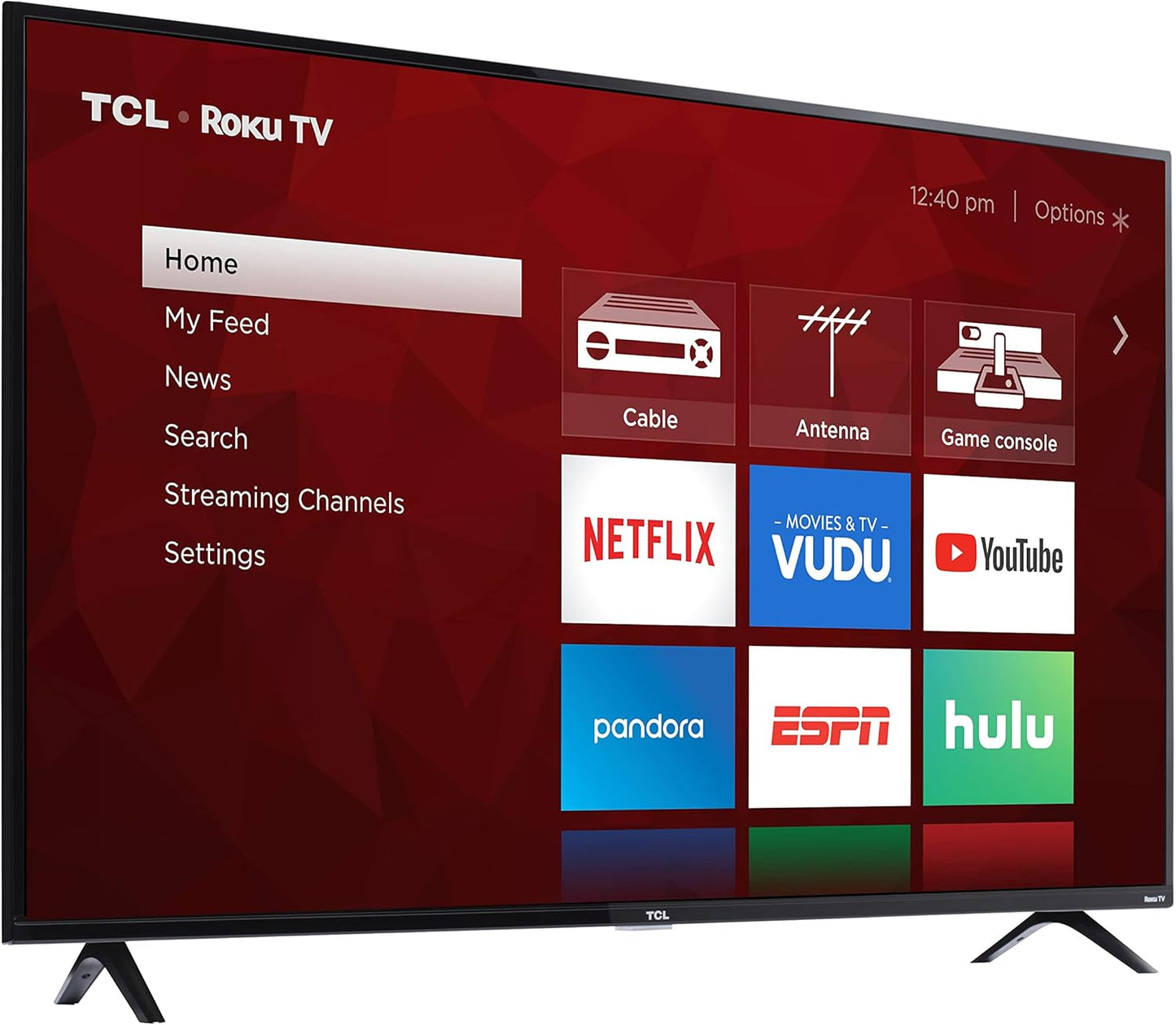 TCL 55'' Class 4-Series 4K UHD HDR Smart Roku TV  55S435, 2021 Model