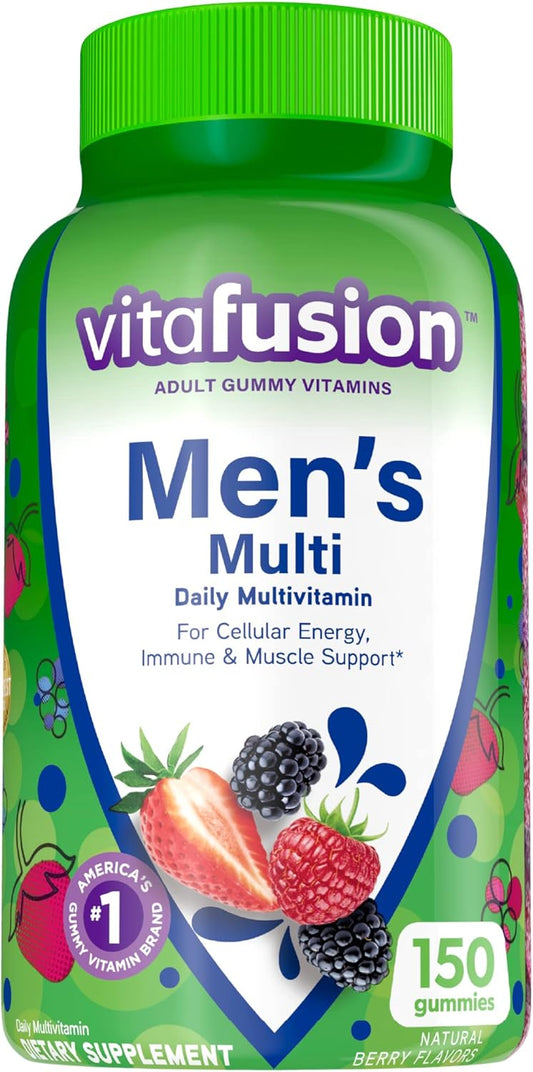 Vitafusion Men's Powerful Multi - Natural Berry 150 Gummies