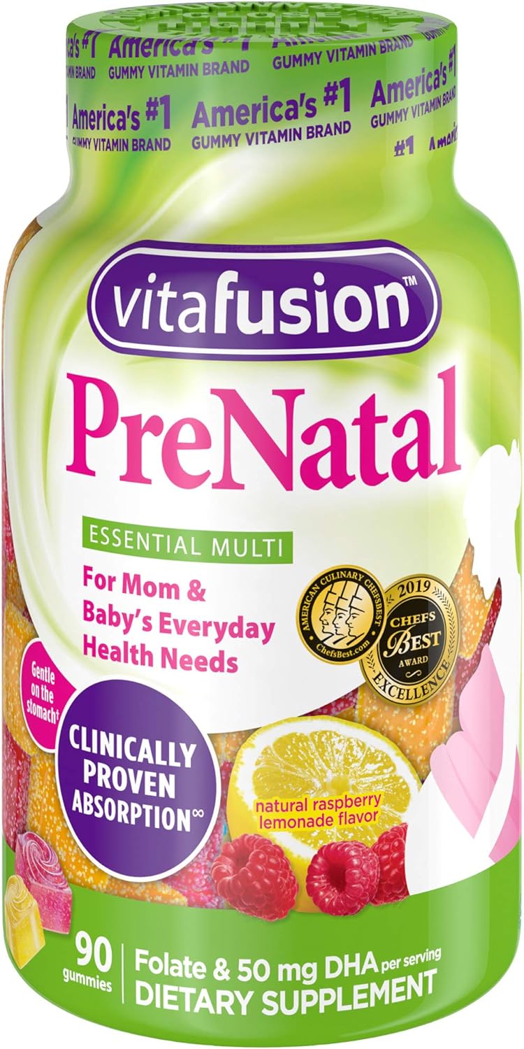 Vitafusion PreNatal Gummy Vitamins, 90ct